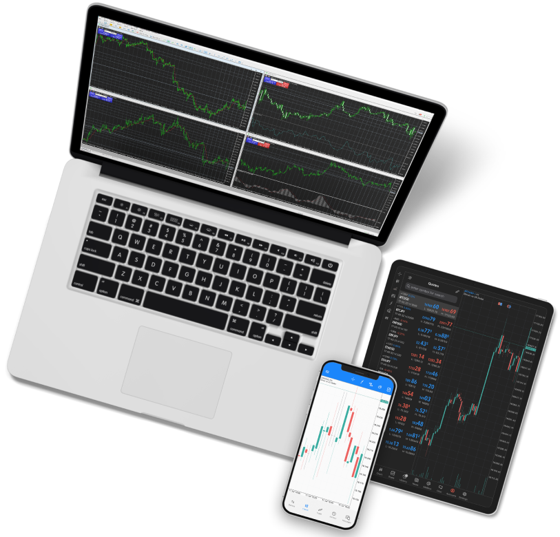 MetaTrader 5 on MacBook, iPad, and iPhone